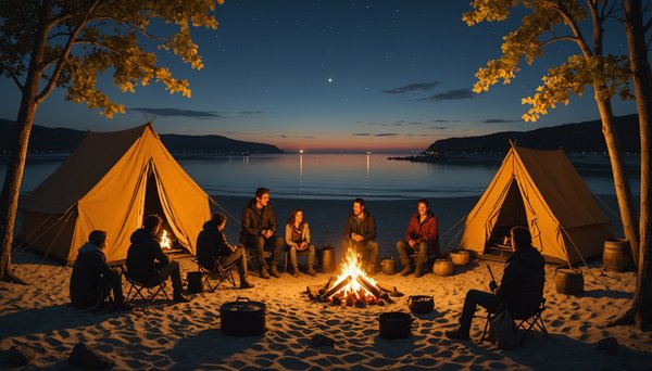Activités amusantes à pratiquer la nuit dans les campings au bord de la mer