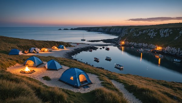 Quelles sont les activités et la vie nocturne à proximité des campings en bord de mer dans le Finistère nord ?